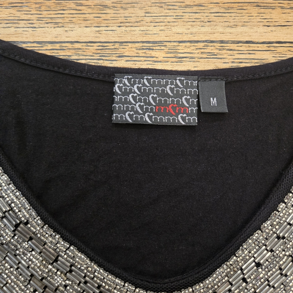 Black Embellished Women's‎ Top - Picture 3 of 7
